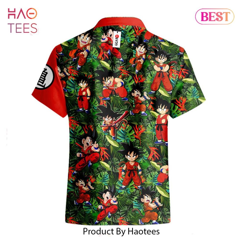 Goku Kid Hawaiian Shirts Custom Anime Merch Clothes For Men Women - Image 2