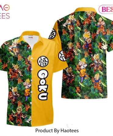 Goku Super Saiyan Hawaiian Shirts Custom Anime Merch Clothes For Men Women