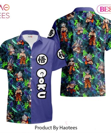 Goku Ultra Instinct Hawaiian Shirts Custom Anime Merch Clothes For Men Women
