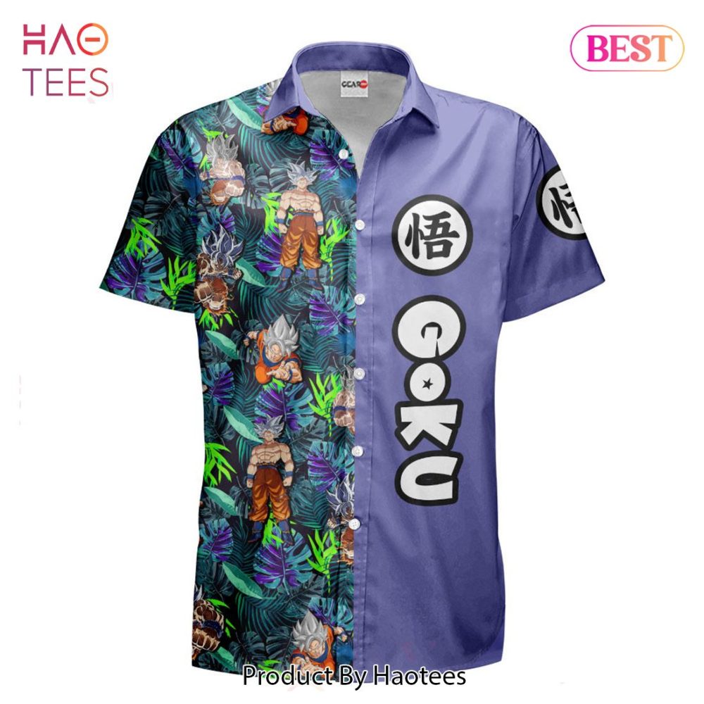 Goku Ultra Instinct Hawaiian Shirts Custom Anime Merch Clothes For Men Women - Image 2