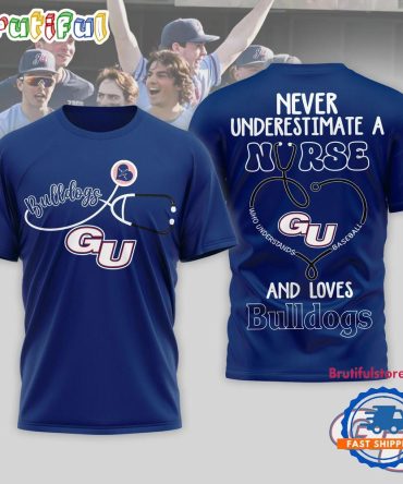 Gonzaga Bulldogs Ncaa Game Day Nurse Limited 3D T Shirt