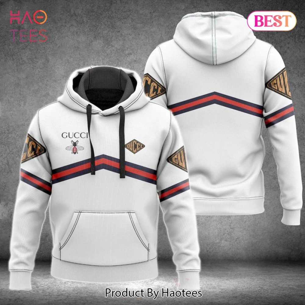 Gucci Bee Unisex Hoodie For Men Women Luxury Brand Clothing Clothes Outfit