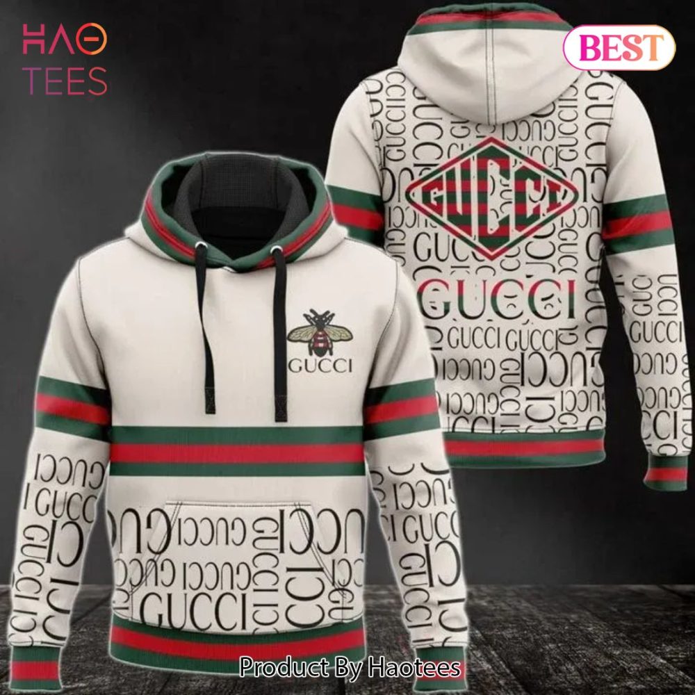 Gucci Bee Unisex Hoodie For Men Women Luxury Brand Clothing Clothes Outfit