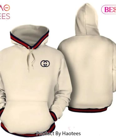 Gucci Beige Unisex Hoodie For Men Women Luxury Brand Clothing Clothes Outfit