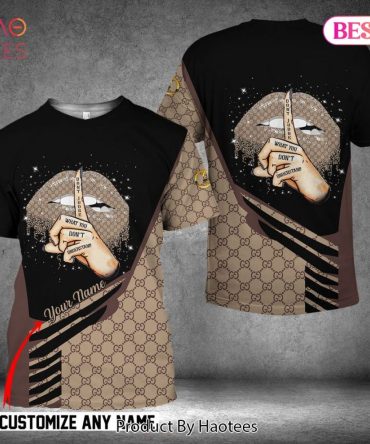 Gucci Customize Name 3D T-Shirt Brand