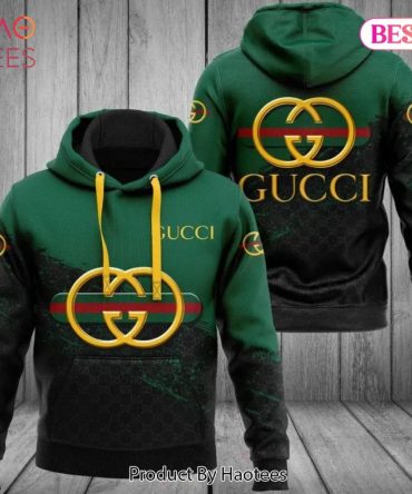 Gucci Green Logo Hoodie For Men Women