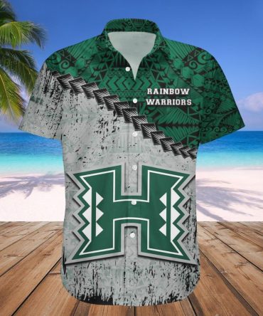 Hawaii Rainbow Warriors Hawaii Shirt Grunge Polynesian Tattoo – Ncaa