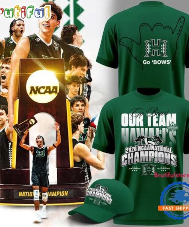 Hawaii Rainbow Warriors Men'S Volleyball National Champions 2026 Winner 3D Shirt