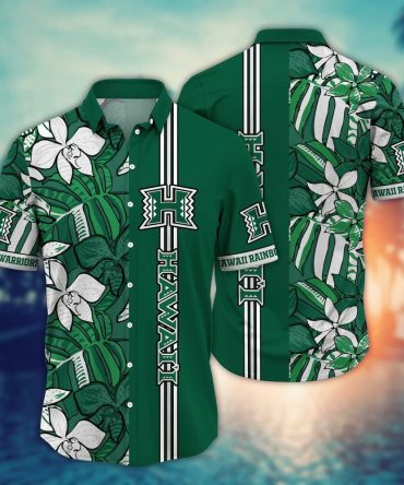 Hawaii Rainbow Warriors Ncaa Hawaiian Shirt Garden Parties Aloha Shirt