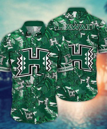 Hawaii Rainbow Warriors Ncaa Hawaiian Shirt Leisure Aloha Shirt