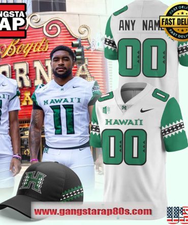 Hawaii Rainbow Warriors Special Edition New Custom White Football Jersey