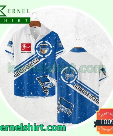 Hertha Bsc Bundesliga Trendy Hawaiian Shirt Aloha Shirt