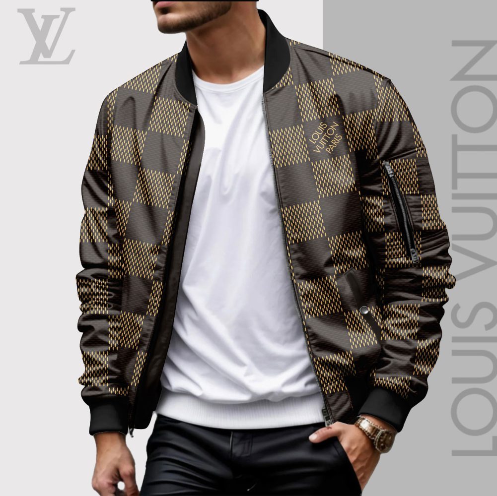 Limited Edition Louis Vuitton Bomber Jacket Unisex Ll240922007
