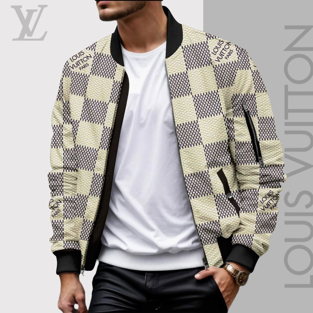 Limited Edition Louis Vuitton Bomber Jacket Unisex Ll240922008