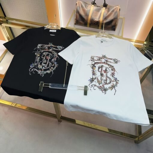 Luxury Brand Burberry T-Shirt Hot Gift Pea345905 - Image 2