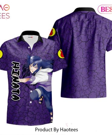 Hinata Hyuga Hawaiian Shirts Custom Anime Merch Clothes For Men Women Hot Trend 2023