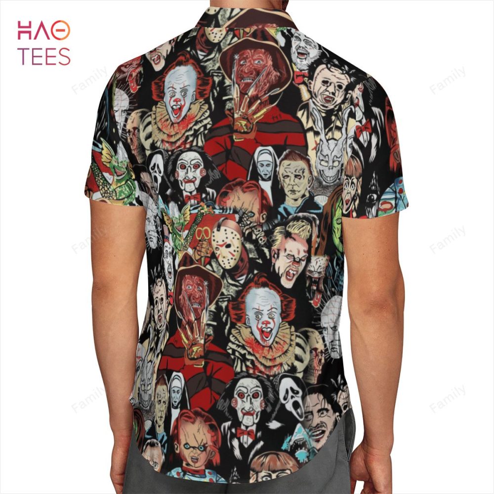Horror Character Hawaiian Shirt - Image 2