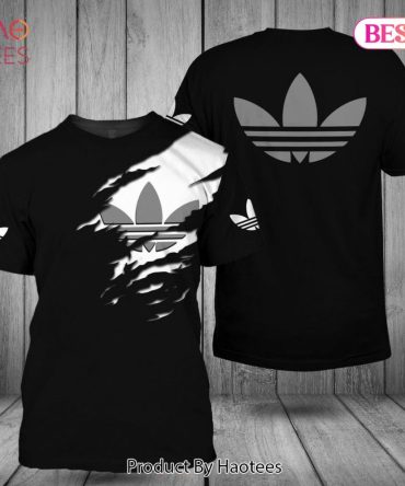 Adidas 3D T-Shirt Black Mix Grey Logo