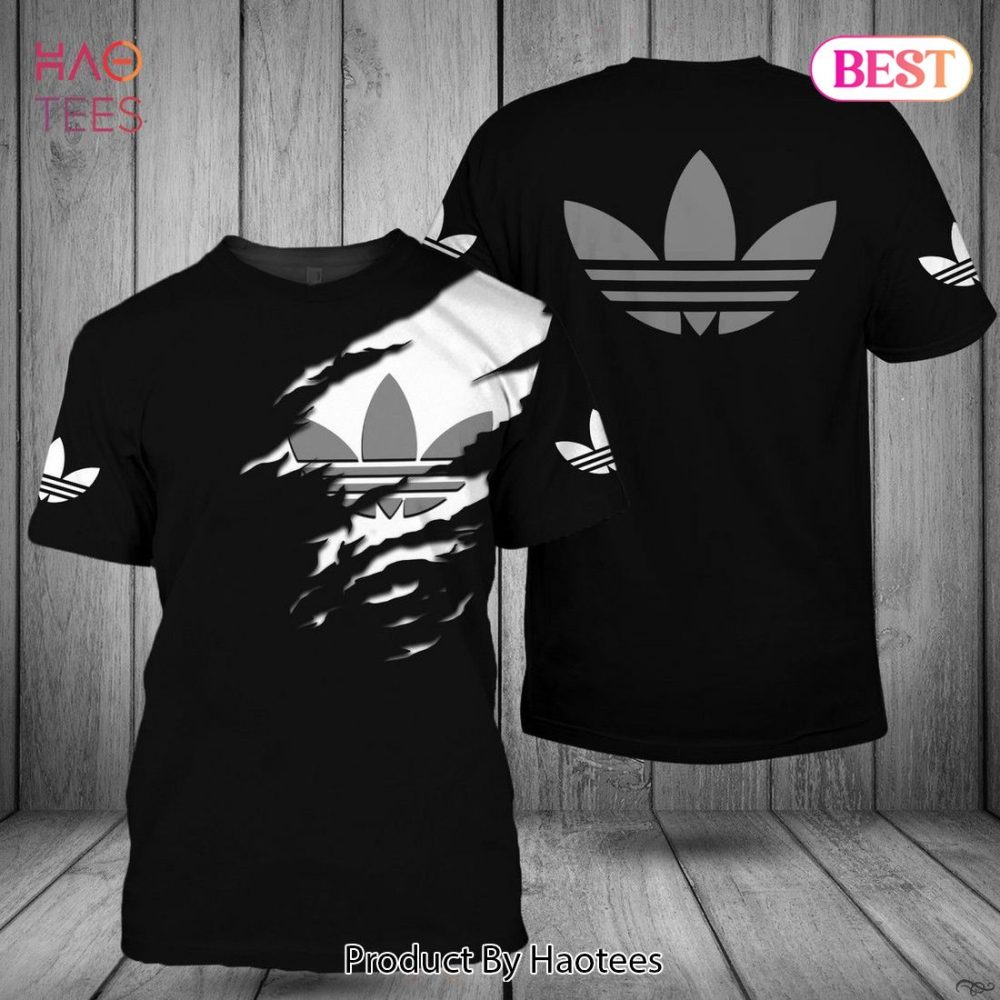 Adidas 3D T-Shirt Black Mix Grey Logo