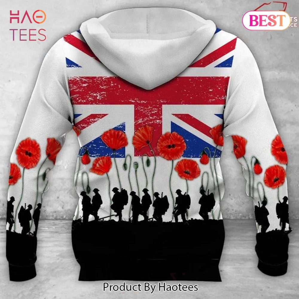 British Army Anzacday 3D Hoodie - Image 2