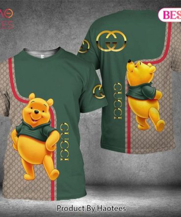 Gucci Winnie Pooh Brand 3D T-Shirt Limited Edition