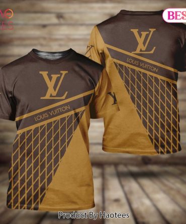 Louis Vuitton Diagonal Plaid 3D T-Shirt Limited Edition