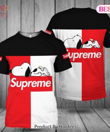 Snoopy Cartoon Supreme 3D T-Shirt Limited Edition