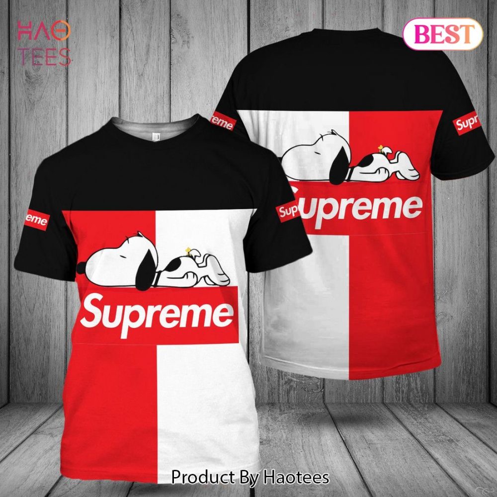 Snoopy Cartoon Supreme 3D T-Shirt Limited Edition