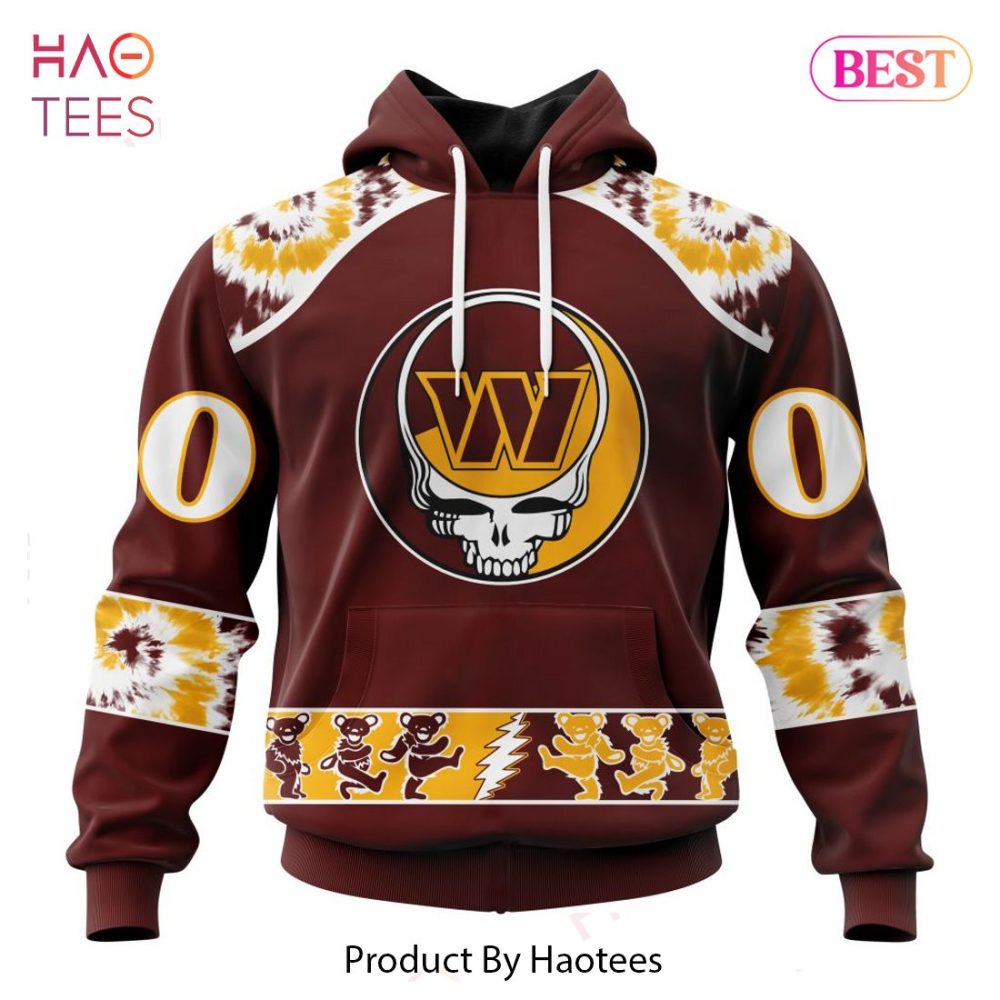 Washington Commanders Special Grateful Dead Design Hoodie