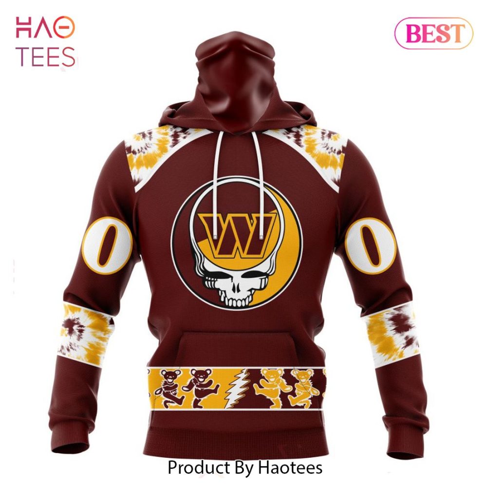 Washington Commanders Special Grateful Dead Design Hoodie - Image 4