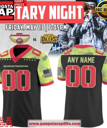 Iowa Barnstormers 2025 Military Night Edition Football Jersey