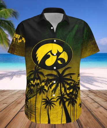 Iowa Hawkeyes Hawaii Shirt Coconut Tree Tropical Grunge – Ncaa