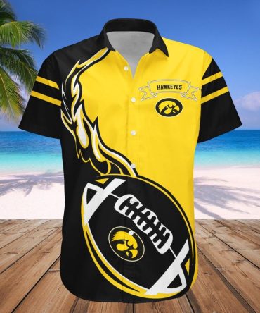Iowa Hawkeyes Hawaii Shirt Flame Ball – Ncaa
