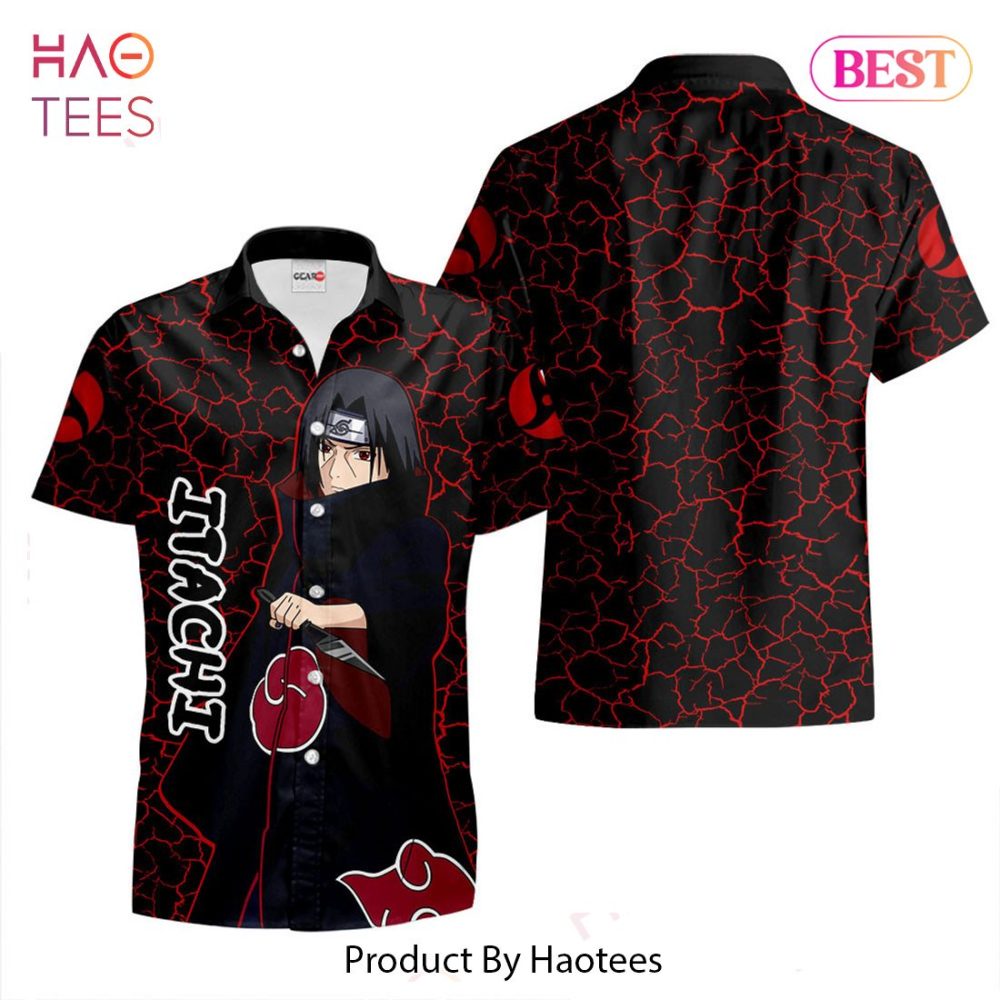 Itachi Uchiha Hawaiian Shirts Custom Anime Merch Clothes For Men Women