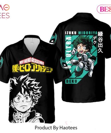 Izuku Midoriya Plus Ultra Hawaiian Shirt My Hero Academia Anime Shirt For Men Women