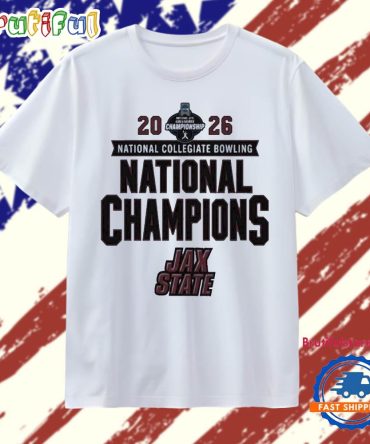 Jacksonville State Gamecocks 2026 Ncaa Women’S Bowling National Champions T Shirt