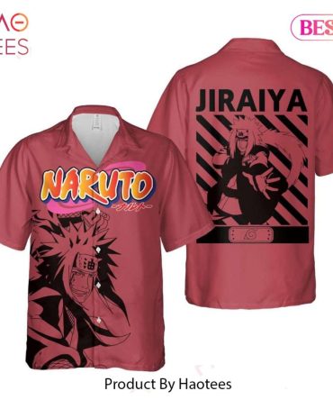 Jiraiya Hawaiian Shirt Naruto Anime Shirt For Men Women