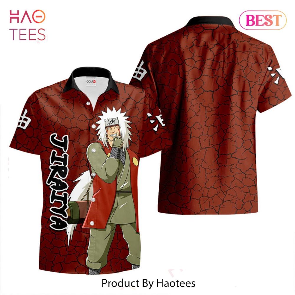 Jiraiya Hawaiian Shirts Custom Anime Merch Clothes For Men Women
