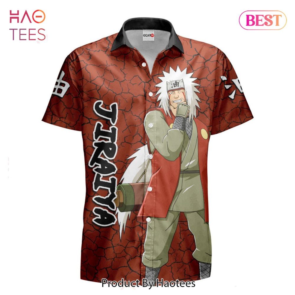 Jiraiya Hawaiian Shirts Custom Anime Merch Clothes For Men Women - Image 2