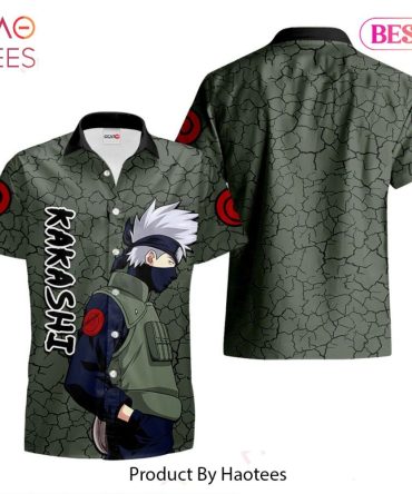 Kakashi Hatake Hawaiian Shirts Custom Anime Merch Clothes For Men Women