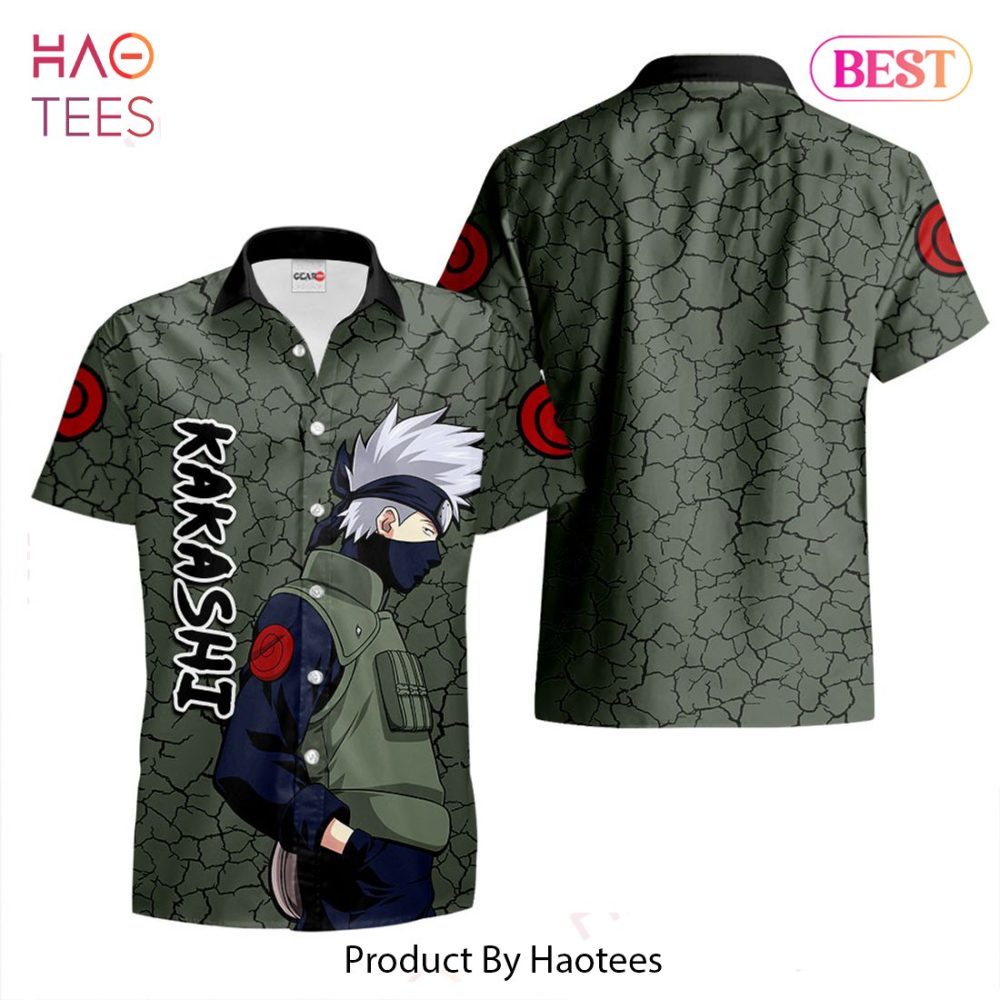 Kakashi Hatake Hawaiian Shirts Custom Anime Merch Clothes For Men Women