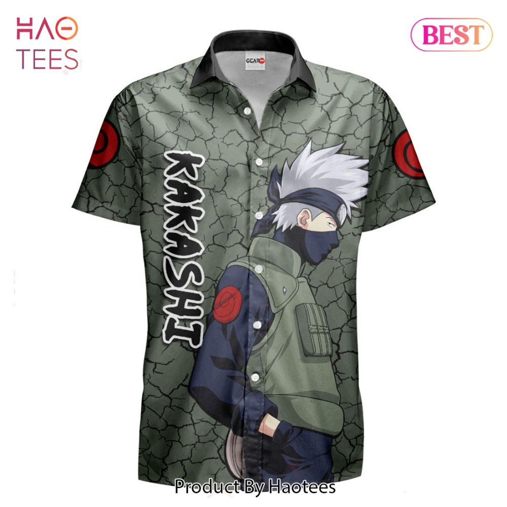 Kakashi Hatake Hawaiian Shirts Custom Anime Merch Clothes For Men Women - Image 2