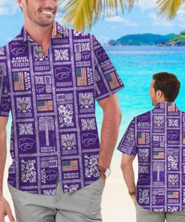 Kansas State Wildcats Summer Commemorative Tropical Hawaiian Shirt