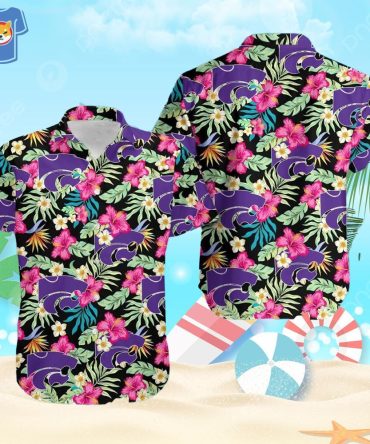 Kansas State Wildcats With Tropical Pattern Summer Hawaiian Shirt