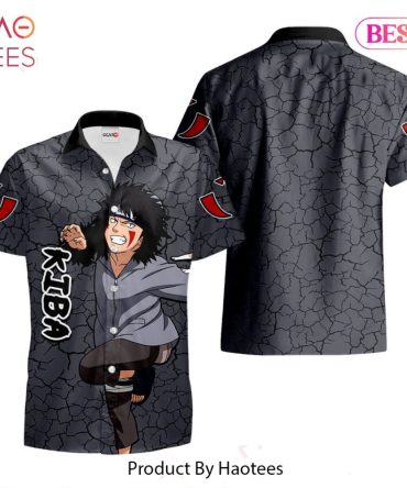 Kiba Inuzuka Hawaiian Shirts Custom Anime Merch Clothes For Men Women