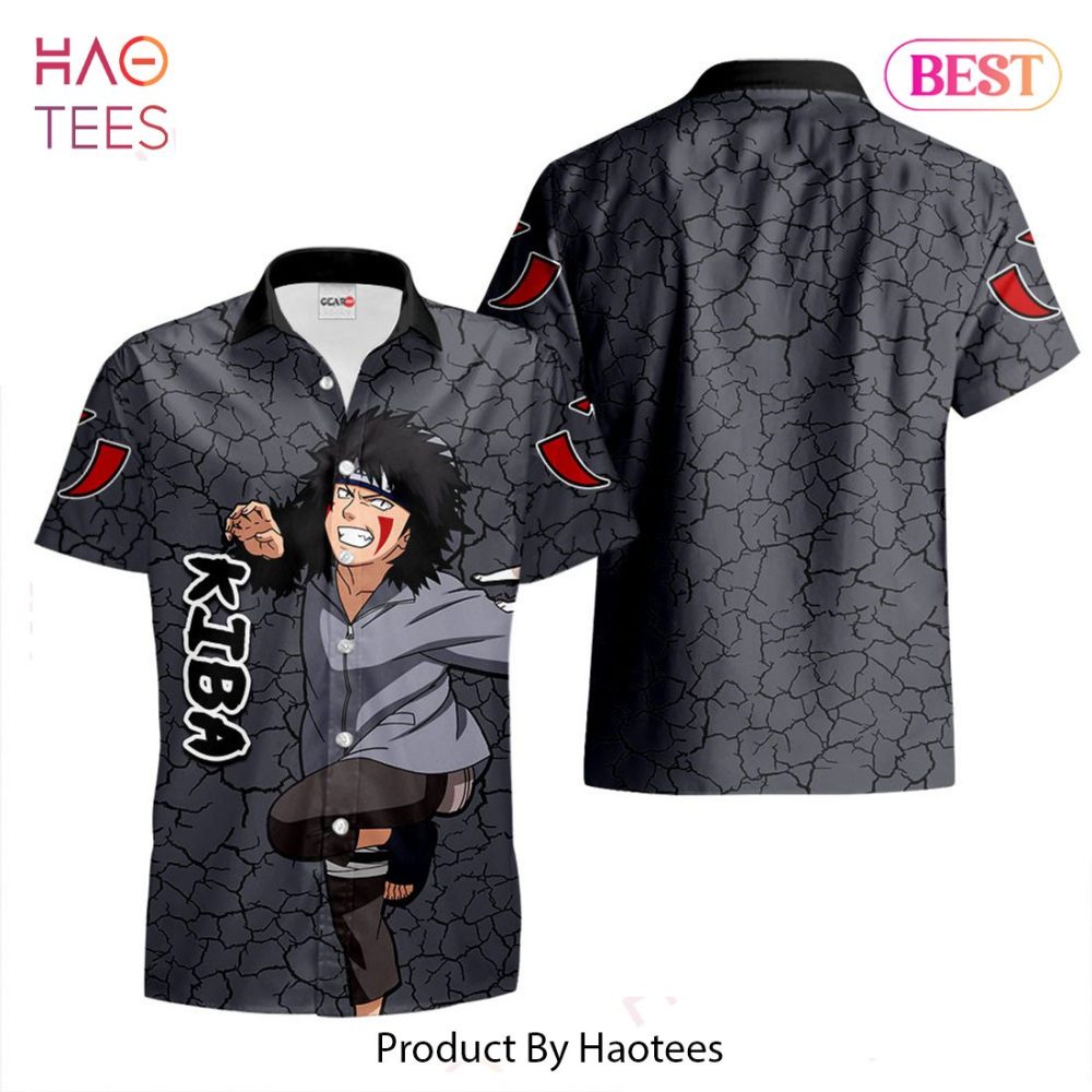 Kiba Inuzuka Hawaiian Shirts Custom Anime Merch Clothes For Men Women