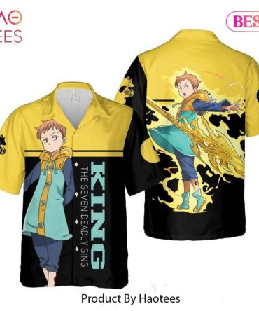 King Grizzly Sin Of Sloth Hawaiian Shirt The Seven Deadly Sins Anime Shirt For Men Women