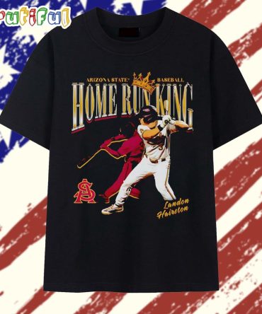 Landon Hairston Home Run King Arizona State Sun Devils Baseball Vintage T Shirt