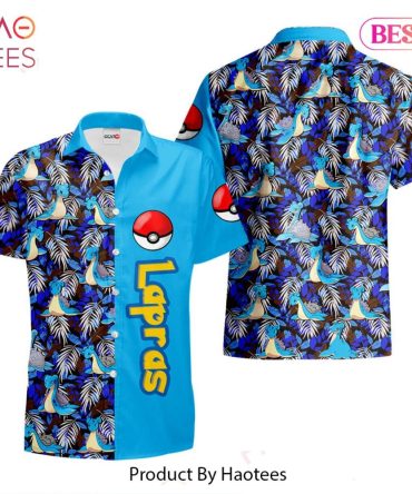 Lapras Hawaiian Shirts Custom Anime Merch Clothes For Men Women