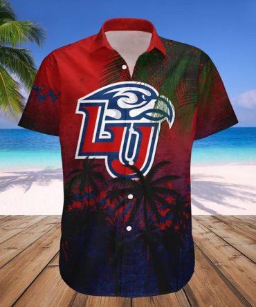 Liberty Flames Hawaii Shirt Coconut Tree Tropical Grunge – Ncaa